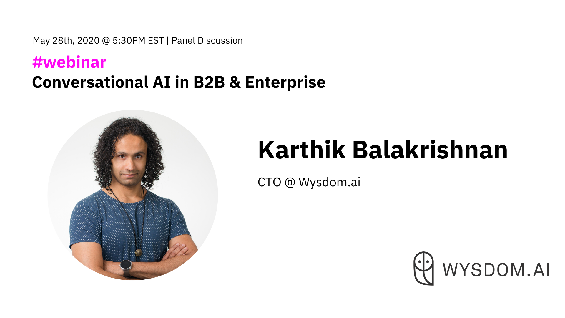 Meet Our Speaker: Kharthik Balakrishnan